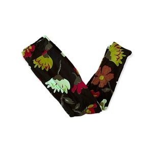 OS LuLaRoe NWOT Leggings Stunning Flowers One Size Fall Perfect